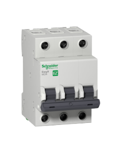 Easy9 miniature circuit breaker- 3P - 63 A - C curve - 6000 A - 400 V