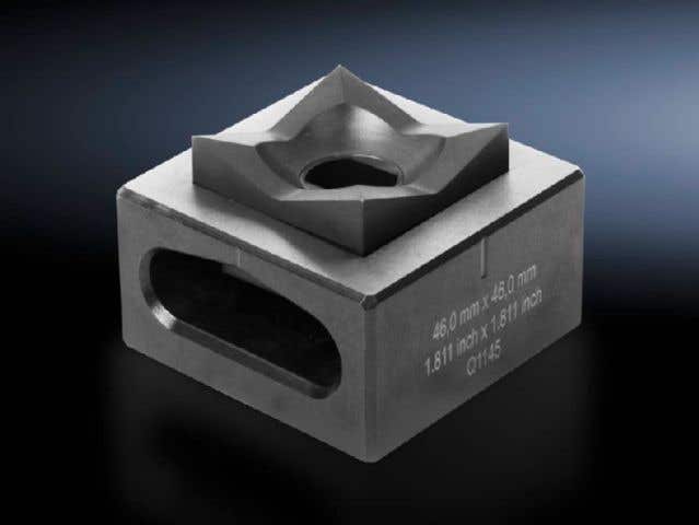 Hole punch, square for sheet steel