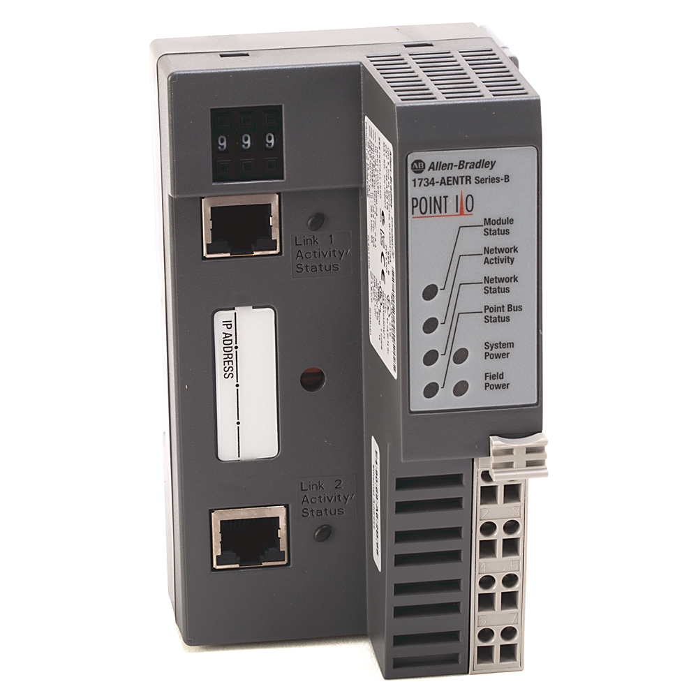 Rockwell,1734-AENTR,POINT I/O Dual Port Network Adaptor,Industrial ...