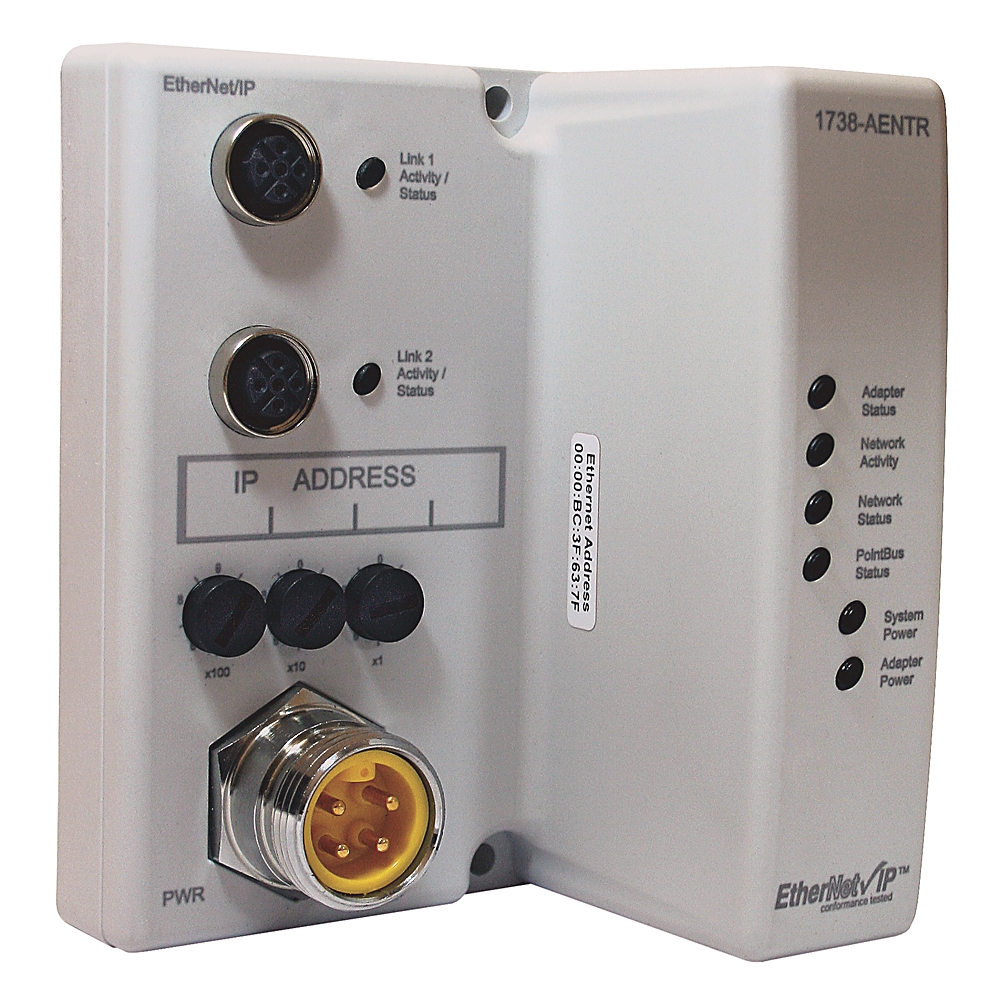 Rockwell,1738-AENTR,ArmorPoint Dual Port Adaptor,Industrial Automation ...