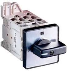 IEC Control and Load Switch, OFF-ON 90°, 25 Amp, 3 Poles , Front / Door