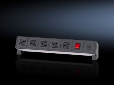 Rittal,4051122,Socket strip (US version) for Wire Station (US version ...