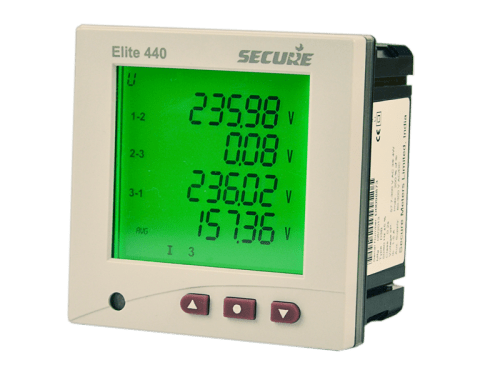 Elite 440-448, CL: 1. 3Ph4w,415/400V, Sec 1A/5A. Aux- 80-300 VAC/DC ...