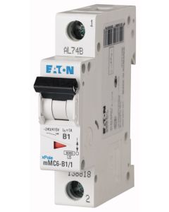 MCB 6A C 6KA 1POLE. mMC6-C6/1