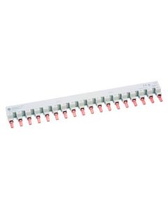 MCB bus bar for use with 1489 MCB, UL Listed, Not cuttable, 18 pins for (9) 2 pole MCB