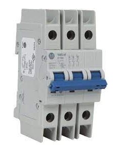 Bulletin 1489 Miniature Circuit Breaker, Standard configuration, AC, 1 Pole Configuration, Trip Curve C, UL/CSA Max. Voltage: 277V AC, 48V DC ;   IEC/EN Max. Voltage: 230V AC,20 A