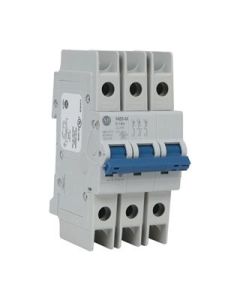 Bulletin 1489-M Thermal-magnetic Circuit Breakers, Standard configuration, AC, 3 Pole Configuration, Trip Curve D, 240V AC,63 A