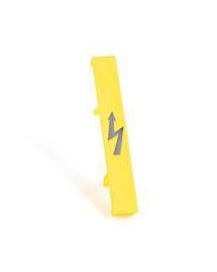 1492 Terminal Block Accessories Electrical Warning Plate5 mm Center to Center , 1 Pole ,