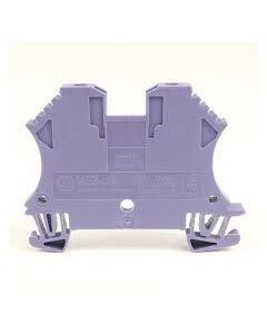 1492-J IEC Terminal Block, One-Circuit Feed-Through Block, 2.5 mm (# 24 AWG - # 12 AWG), Standard Feedthrough, Blue,