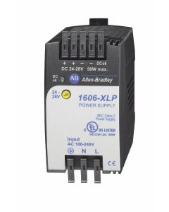 1606-XLP50E:    Compact Power Supply, 24-28V DC, 50 W, 120/240V AC / 85-375V DC Input Voltage