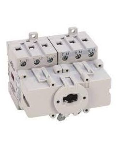 IEC Load Switch, Open - Base / DIN Rail, OFF-ON  90°, 63A, 6 Poles