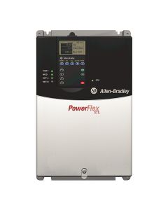 PowerFlex70 AC Drive, 400 VAC, 3 PH, 30 Amps, 15 kW Normal Duty, 11 kW Heavy Duty,Panel Mount - IP20 / NEMA Type 1, with conformal coating, No HIM (Blank Plate), Brake IGBT Installed, Without Drive Mounted Brake Resistor, Second Environment Filter per CE 
