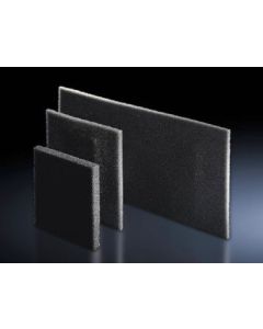 Filter mat for cooling units, air/air heat exchangers and chillers