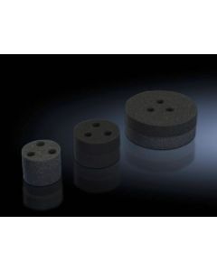 Stoppers for roof-mounted cooling units and roof-mounted air/water heat exchangers