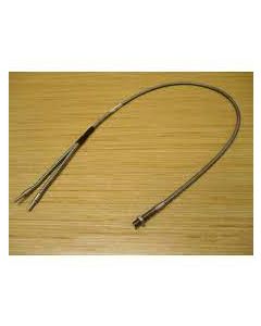 Fiber Optic Cable, Glass, Diffuse (Bifurcated Cable), Standard Bundle 3.2mm (0.125 in), Stainless Steel, 3.2 mm (0.125 in) Diameter, Randomized Arrangement, .91 m (36 in.)