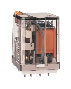 GP Tall Square Base Relay,24V DC,10 Amp standard Contact,15 Amp standard Contact,2 Changeover Contacts (DPDT),Pilot Light