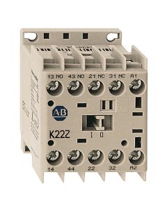 700-K MCS Mini Contactors, Screw Type Terminals, System Control Voltage: 24 (17...30)V DC Diode, 2 N.O. / 2 N.C. Auxiliary Contacts