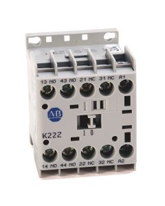 Miniature Control Relay, IEC, 24V DC with Integrated Diode, 2 NO & 2 NC, Silver Bifurcated Contacts, Screw Terminals, Bulk Pack (Quantity of 20)