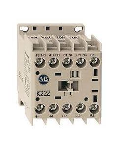 Miniature Control Relay,IEC,230V AC 50/60 Hz,2 NO & 2 NC,Silver Bifurcated Contacts,Screw Terminals,Single Pack (Quantity of 1)