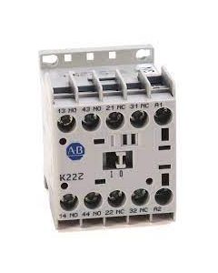 Miniature Control Relay,IEC,60V AC 50/60 Hz,4 NO,Silver Bifurcated Contacts,Screw Terminals