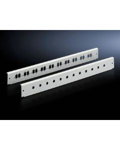 Patch panels for fibre-optic splicing box, depth-variable, and fibre-optic breakout box, 1 U