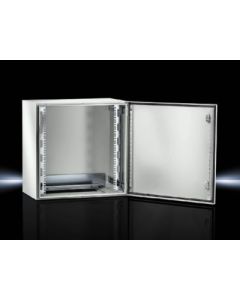 Wall-mounted enclosures AX IT with 482.6 mm (19&quot;) mounting angles, depth-variable