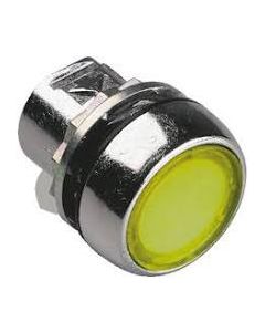 800F Momentary Push Button -  Metal, Illuminated, Flush, Green 