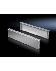 Base/plinth components, front and rear, 200 mm Stainless steel for TS, SE