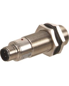 Inductive Sensor, Miniature Small Barrel, Extended Temperature, 30 mm Barrel Diameter, DC Standard Range, 15 mm Sensing Distance, 10..30V DC, Normally Open Sourcing, PUR Cable 2 m