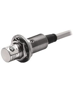 Inductive Sensor,Metal Face,Short Barrel,18 mm Barrel Diameter,DC,5 mm Sensing Distance,DC NOC Sourcing,2 M PVC Cable