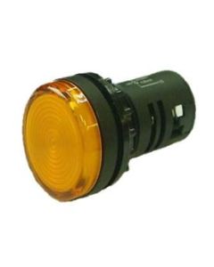 Ind.light compact,yellow,LED 220V AC/DC