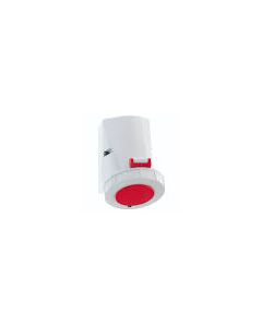 Wall mounting socket outlet 16A 5p 400V 6h IP67 dimension of enclosure: 100x75 mm