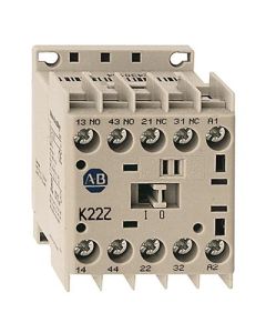 MCS Mini Contactors, Screw Type Terminals, System Control Voltage: 24 (17...30)V DC Diode, 3 N.O. / 1 N.C. Auxiliary Contacts