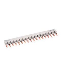 MCB bus bar for use with 1489 MCB, UL Listed, Not cuttable, 18 pins for (18) 1 pole MCB