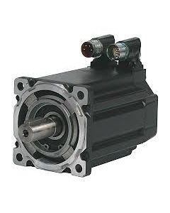 Bulletin MPM - Medium-Inertia Servo Motors Product, 460 V, Frame Size 130 = 130 mm (5.12 in.), 4 Magnets Stacks, 2250 RPM, Multi-turn High-resolution Encoder (absolute feedback). Keyed Shaft Extension, SpeedTEC DIN Connector, Right Angle, 180 Degrees Rota