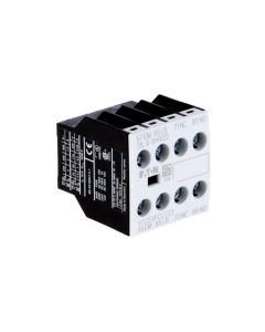 Auxiliary contact module, raised, 1N/O+1N/O early+1N/C+1N/C late, surface mounting, screw connection