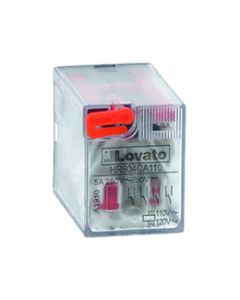 INDUSTRIAL RELAY 4C/O 5A 24VDC + LED