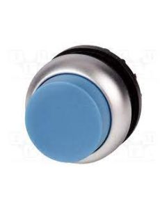 Pushbutton, raised, blue, maintained . M22-DRH-B