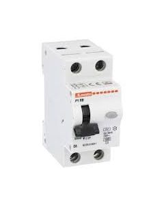 Residual current circuit breaker with overcurrent protection, 10kA. 2 modules, 1P+N - type AC, 06A