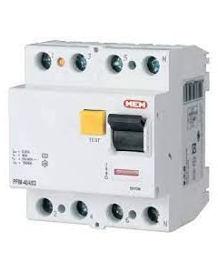 RCCB 40A 4POLE 100MA AC-TYPE