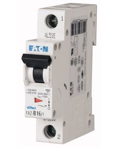 Miniature circuit breaker (MCB), 6 A, 1p, characteristic: C