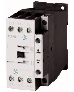 Contactor, 3 pole, 380 V 400 V 18.5 kW, 1 N/O, 110 V 50/60 Hz, AC operation, Screw terminals DILM38-10(110V50/60HZ)