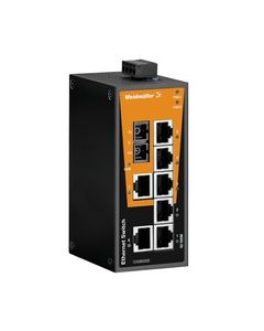 Network switch (unmanaged), unmanaged, Fast Ethernet, Number of ports: 7x RJ45, 1 * SC Single-mode, -10 °C...60 °C, IP30