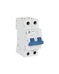 Bulletin 1492-SPM Supplemental Circuit Breaker, 2-Pole, Trip Curve C, 10 A, No Neutral