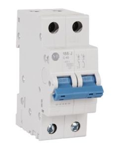 Bulletin 188, Standard Configuration, 10 kA, 1-Pole, Trip Curve C, 2 A, +Neutral