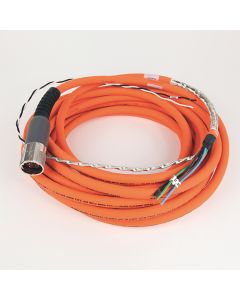 Motor Power With Brake Wires, SpeedTec DIN Connector, Drive-end, Flying-lead, Continuous-Flex, 16AWG, 9M