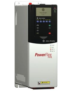PowerFlex700 AC Drive, 400 VAC, 3 PH, 105 Amps, 55 kW Normal Duty, 45 kW Heavy Duty, IP20 / Type 1, with conformal coating, No HIM  (Blank Plate), No Brake IGBT, Without Drive Mounted Brake Resistor, Second Environment Filter per CE EMC directive 