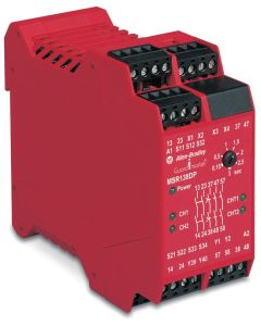 Monitoring Safety Relays w/ Delayed Outputs - MSR138DP, 3 N.O. Delayed Safety Outputs, 0.5 to 10 seconds Delayed Timing, 24V AC/DC