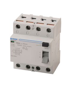 TDURCCB for 50 and 60Hz 4P 63A 300mA type AC
