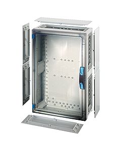 Empty enclosures with closing plates